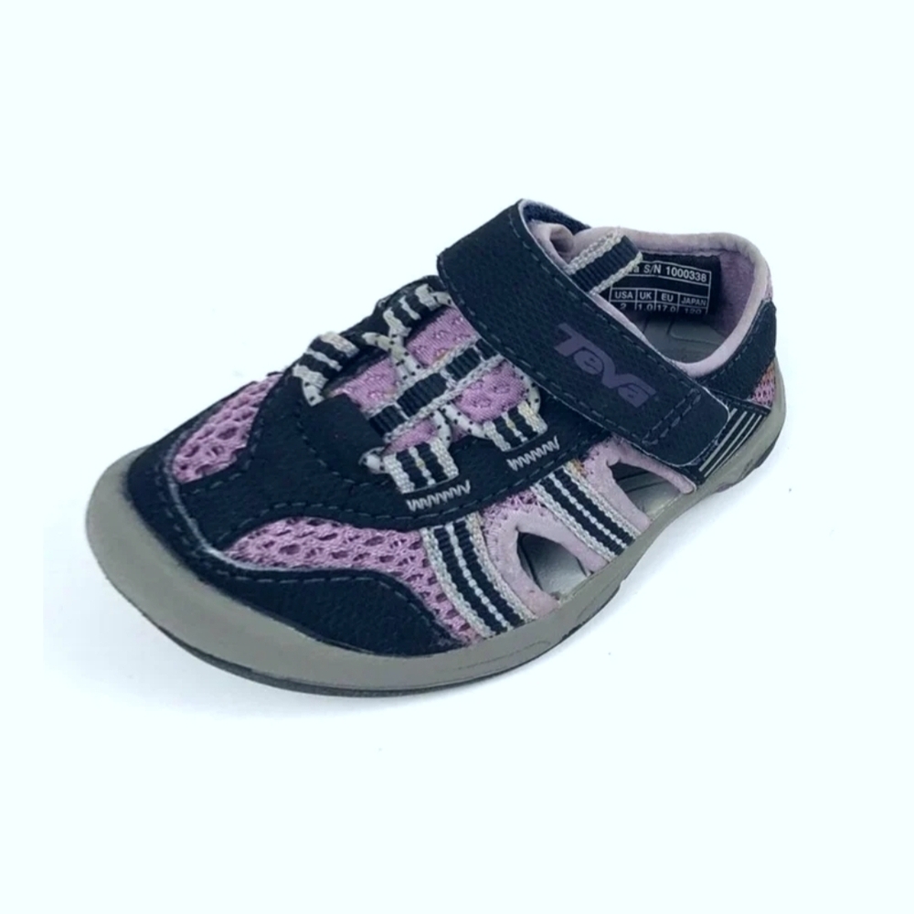 Teva Kids' Water Shoes in Black and Purple